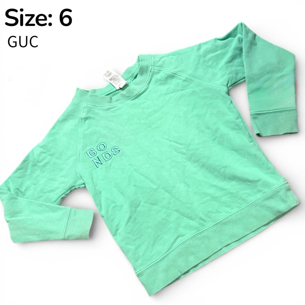 Bonds Kids Mint Green Sweatshirt